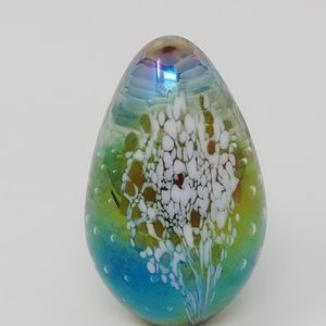 Glass Eye Studio Iridescent Paperweight